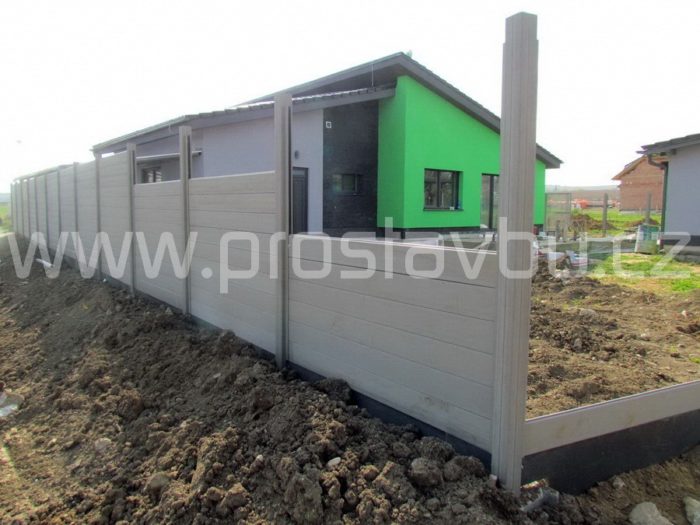 WPC plot Duofuse - realizace oplocení domu